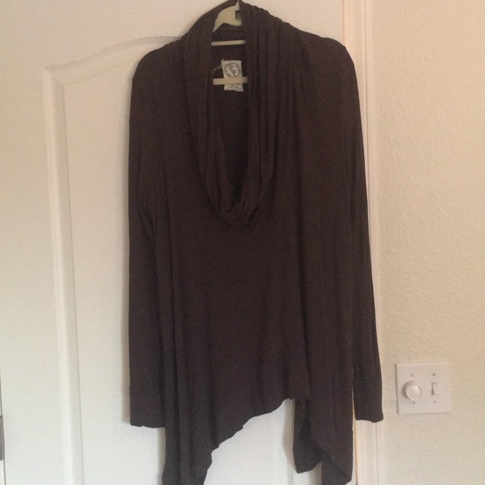 Blue Life cowl neck